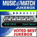 Screenshot from the 2000 business plan: Figure 13: Sample 100x100 Promo Banner Ad (a MusicMatch ad)